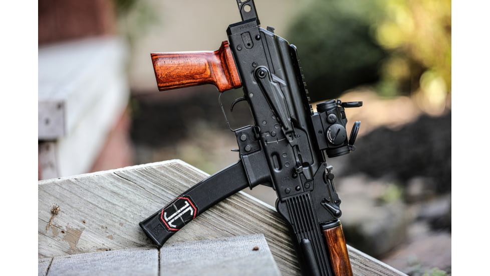 JMac Customs SS-8 Skeleton Stock for 5.5mm Folding Aks, 8in, SS-8+SM-5.5