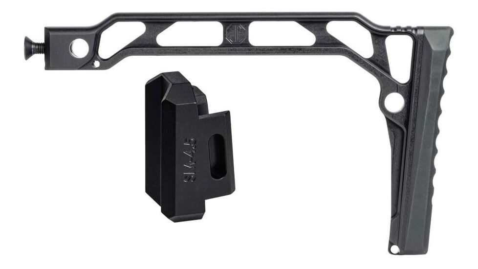 JMac Customs SS-8R for 4.5mm Folding AKs w/ 1913 Folding Mech, Black, SS-8RP+RSA-4.5+FM-SM-1913
