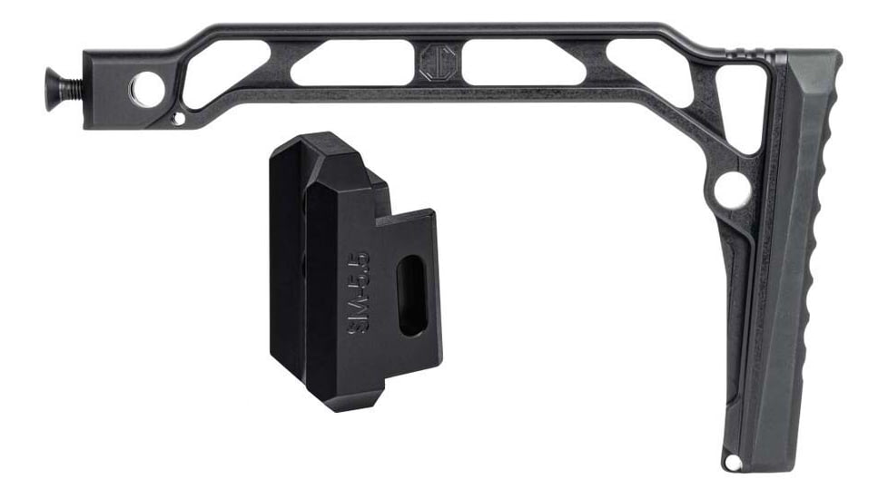 JMac Customs SS-8R for 5.5mm Folding AKs w/ 1913 Folding Mech, Black, SS-8RP+RSA-5.5+FM-SM-1913