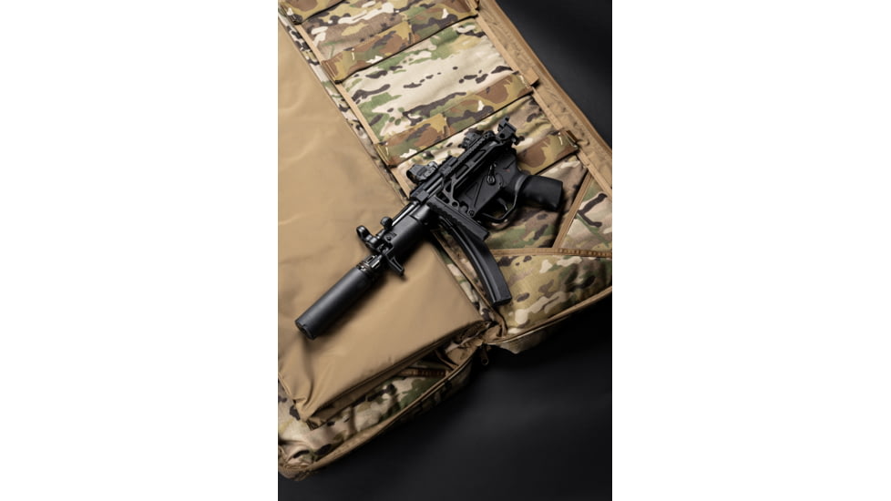 JMac Customs SS-8RP Stock JMac 1913 Folding Mech w/Rubber Butt Pad, Black, SS-8RP+FM-SM-1913