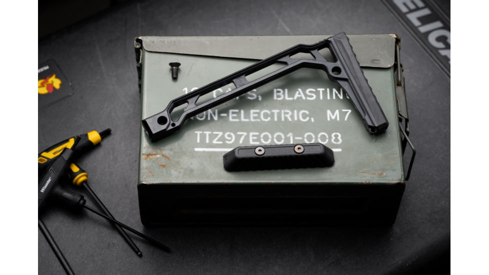 JMac Customs SS-RP Skeleton Stock w/Rubber Butt Pad, 9in, SS-9RP