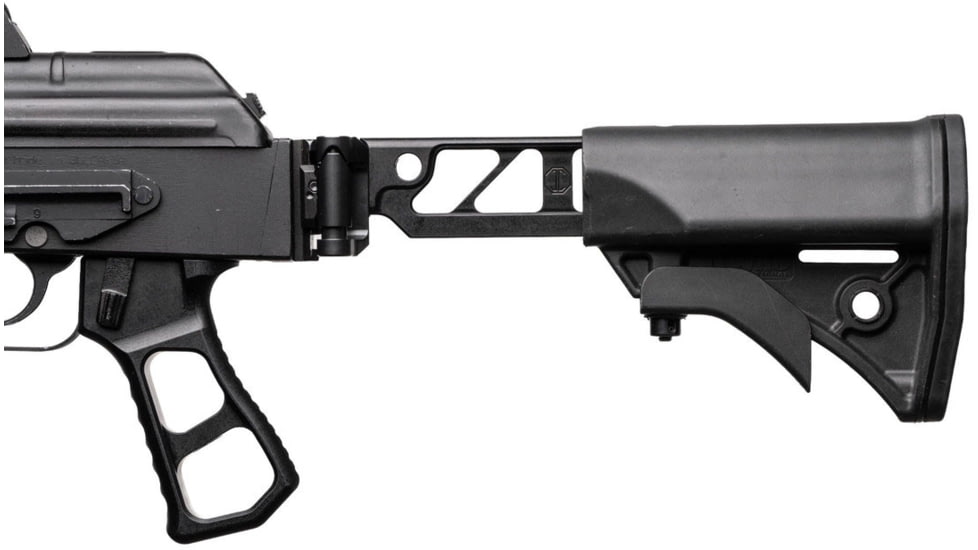 JMac Customs ST-5 Skeletonized Tube for Ultra Compact M4 Stocks, Black, ST-5