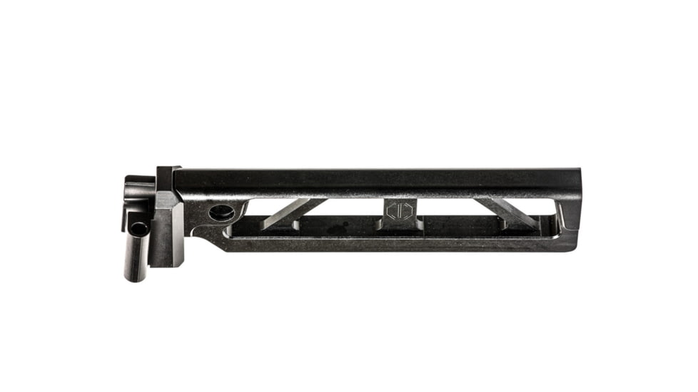 JMac Customs ST-6 Skeletonized Tube for 5.5mm Folding AKs, 6in, Black, ST-6+SM-5.5