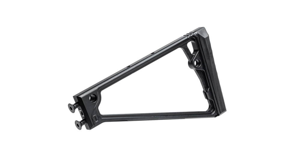 JMac Customs TS-8P Triangle Stock w/ Rubber Butt Pad w/ 1913 Folding Mech, 8in, TS-8P+FM-SM-1913