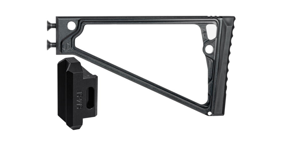 JMac Customs TS-8 Stock for SAM7SF, Black, TS-8P+SM-SF