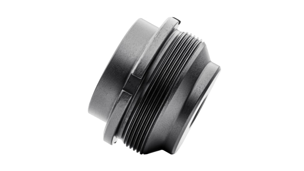 JMac Customs Zero-24F-X37 Muzzle Device Fits BDS-37-EXT, 24-1.5RH/1.375-24 Thread, Black, Zero-24F-X37+BDS-37-EXT