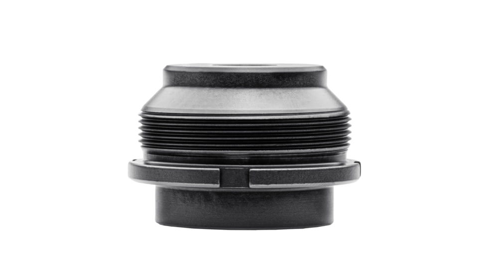 JMac Customs Zero 24F-X37 Mount w/ Extended 37 Blast Diversion Shield, Matte Black, Zero-24F-X37+BDS-37-EXT