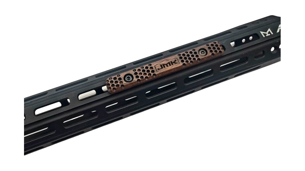 JMK 3-Slot M-LOK Mounted Rail Panel, Honeycomb w/ Logo, ML3S04
