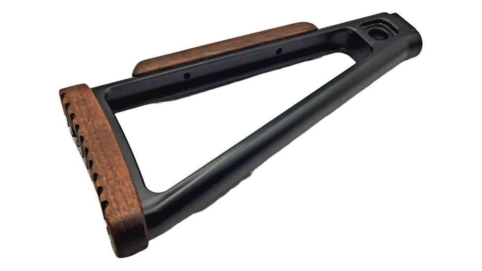 JMK Stock Assembly w/ Wood Components, A3 Tactical Polymer Triangle Stock w/JMK Cheek Riser/Butt Plate, STKA06