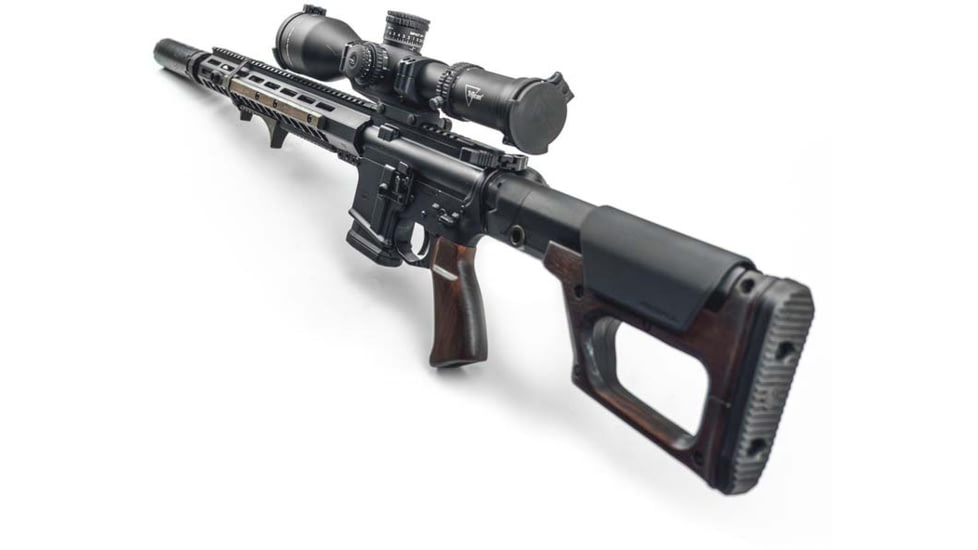 JMK Wood AR Adjustable Stock, Hollow, Black, STK01