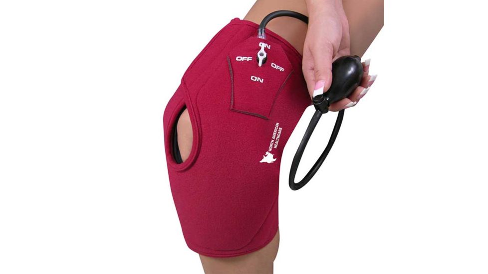 JOBAR Compression Knee Wrap, Red JB6096