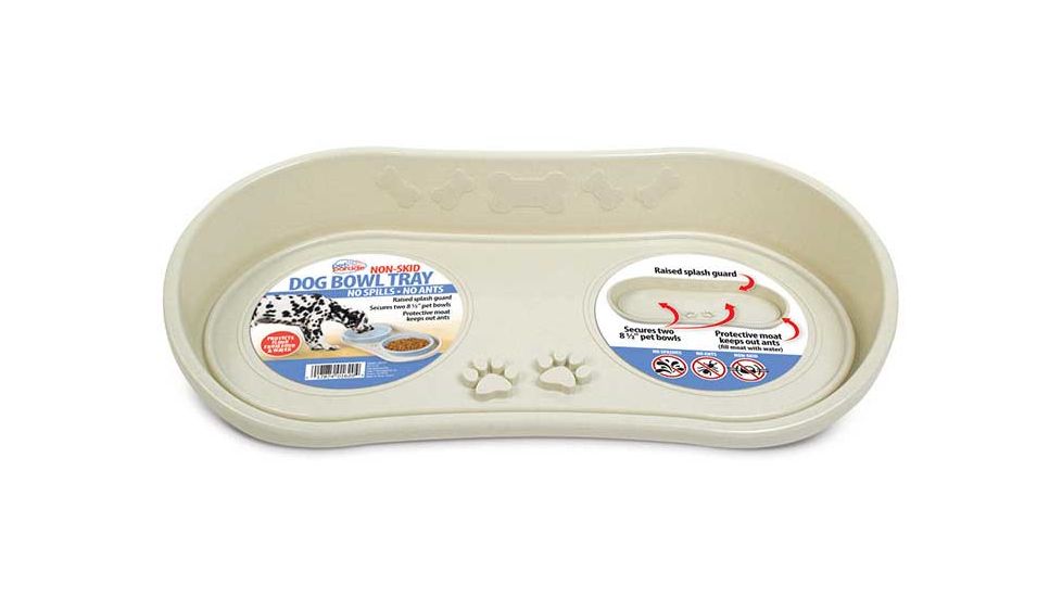 JOBAR NonSlip No Splash Pet Bowl Perfect For Large Dogs, White JB7379