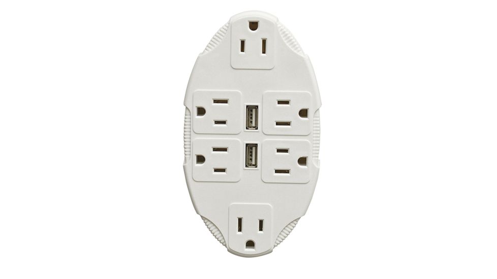 JOBAR USB Outlet Multiplier, White JB7059