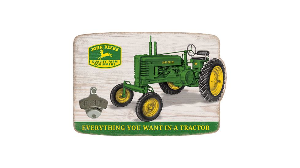 John Deere Open Road Brands Die Cut Mdf Bottle Opener Jd Evthg Tractor