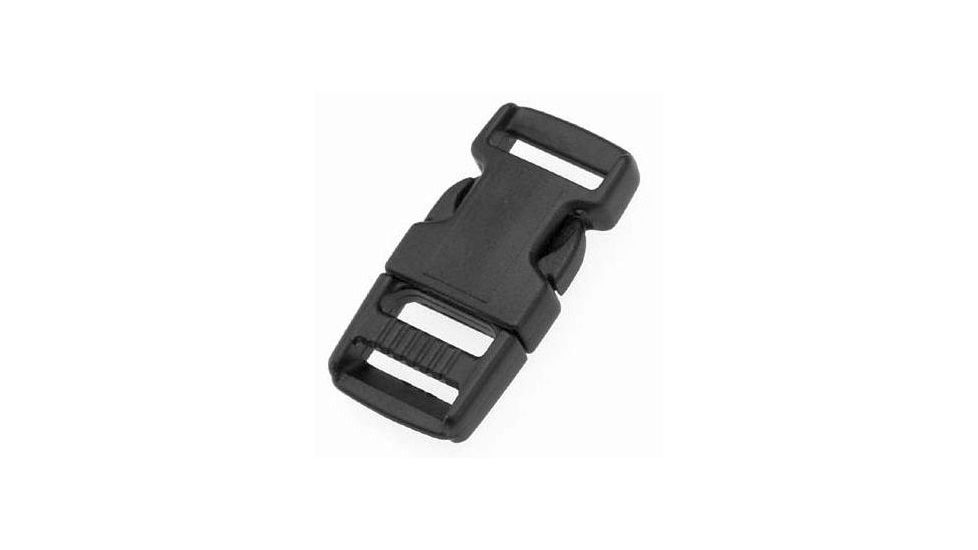 John Howard Company Side-Squeeze Buckle, 1in, 12Pk, Black, JH-5614-5615-12PK