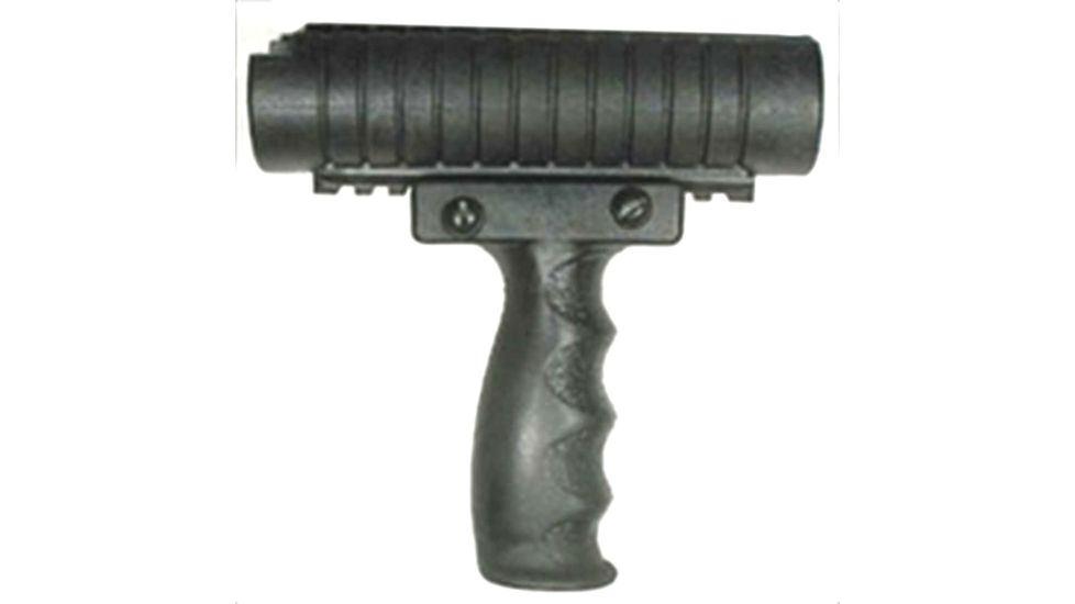 John Masen Co. Tactical Grip w/Rail and Removable Vertical Foregrip for Mossberg 500, Black JTMBW16M