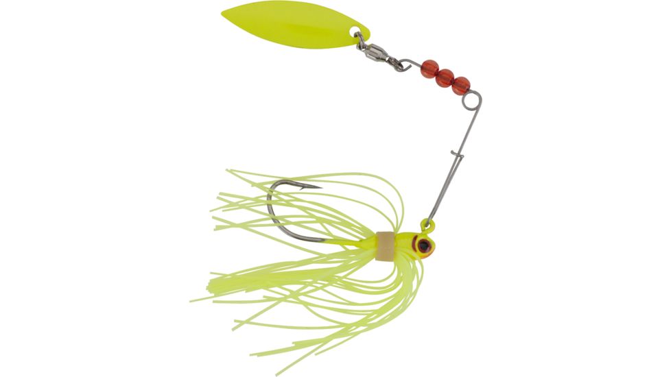 Johnson Beetle Spin R Bait, Chartreuse 2in. 179853
