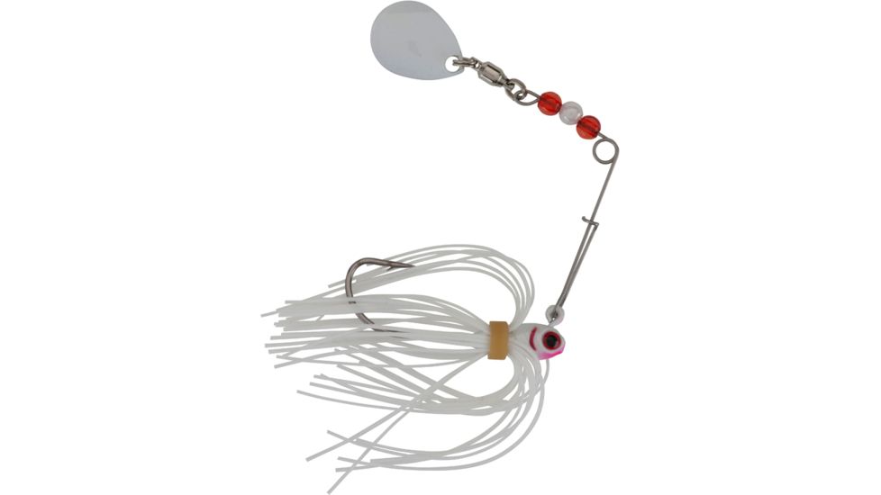Johnson Beetle Spin R Bait, White 179864