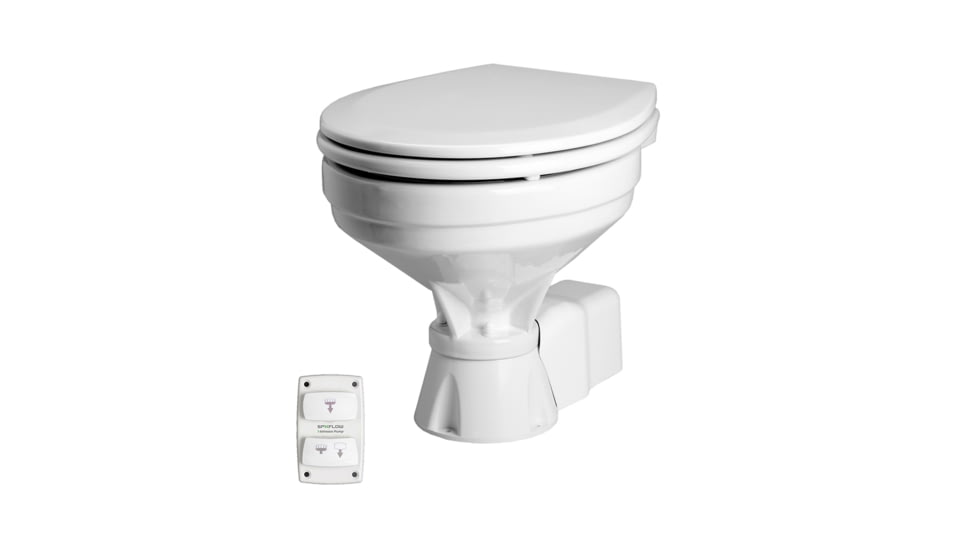 Johnson Pump Aqua T Toilet - Electric - Comfort - 12V w/Solenoid 74993