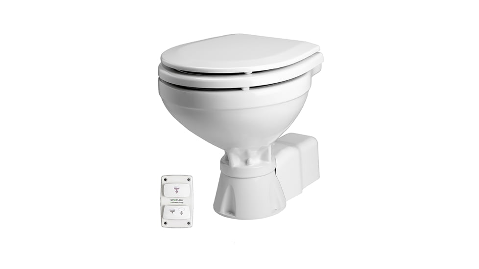 Johnson Pump Aqua T Toilet - Electric - Compact - 12V w/Solenoid 74992