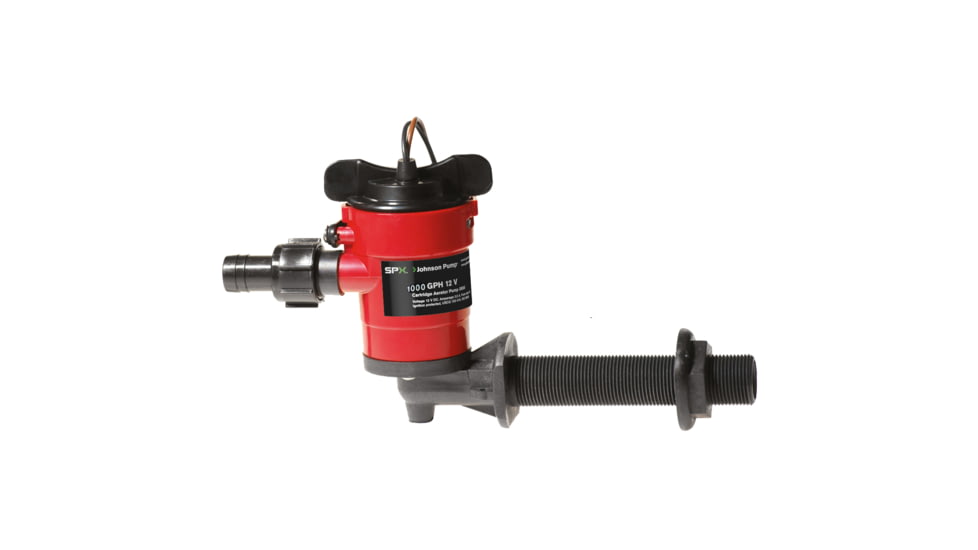 Johnson Pump Cartridge Aerator 1000 GPH 90 Intake - 12V 47007