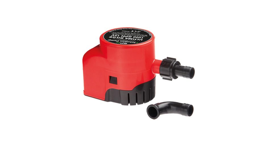 Johnson Pump Ultima Bilge Pump 1000GPH, 12V, w/Switch, 32-47260-003