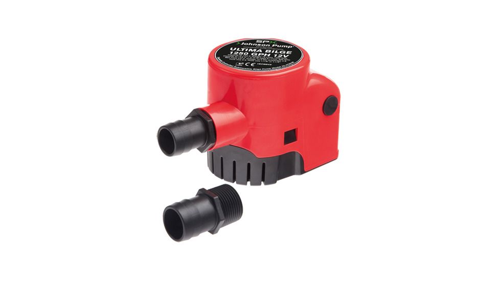 Johnson Pump Ultima Bilge Pump 1250GPH, 12V, w/Switch, 32-47261-002