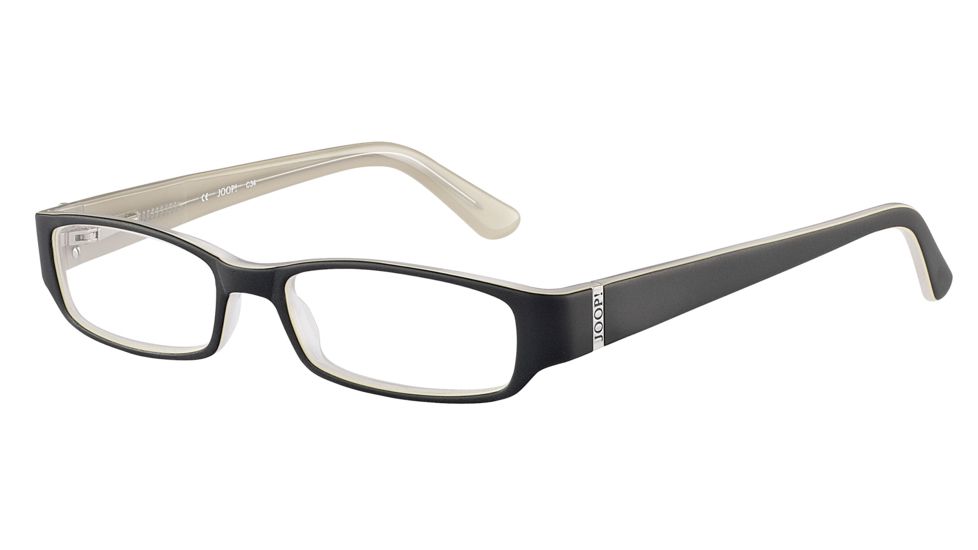 JOOP! 81022 Progressive Prescription Eyeglasses - Black Frame and Clear Lens 81022-6100PR