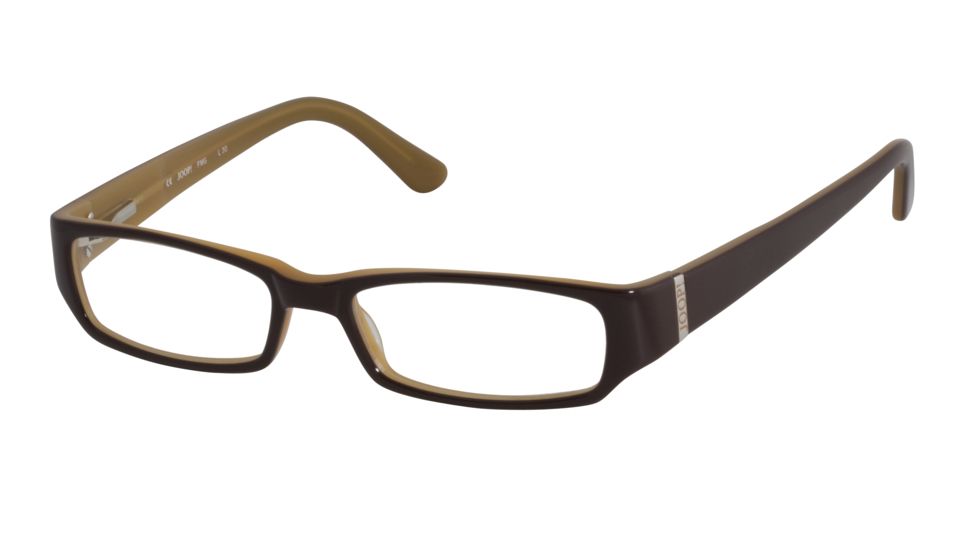 JOOP! 81022 Progressive Prescription Eyeglasses - Brown Frame and Clear Lens 81022-6151PR