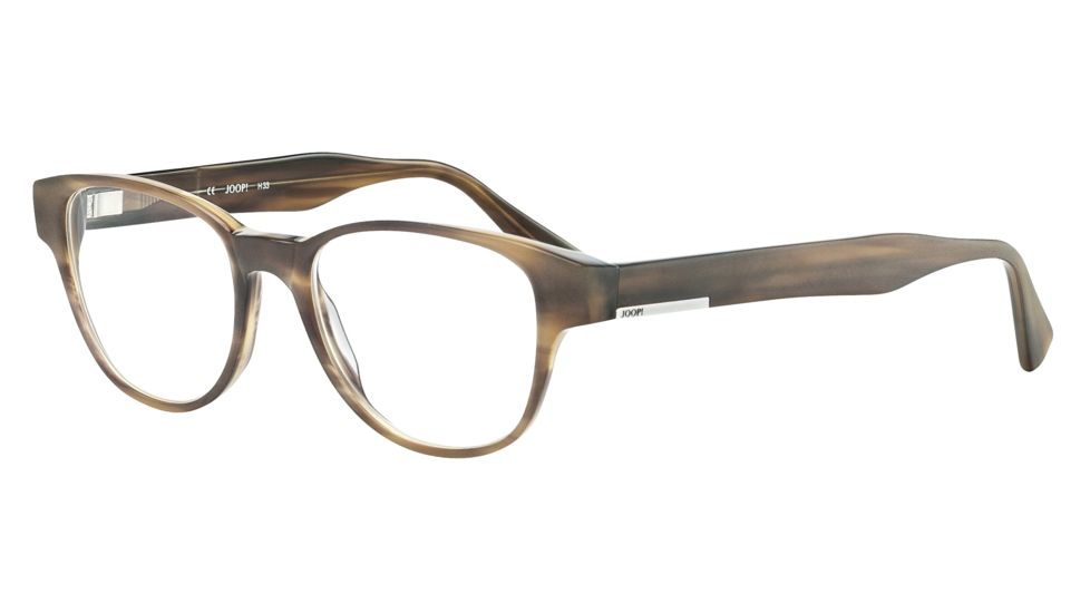 JOOP! 81062 Single Vision Prescription Eyeglasses - Brown Frame and Clear Lens 81062-6397SV