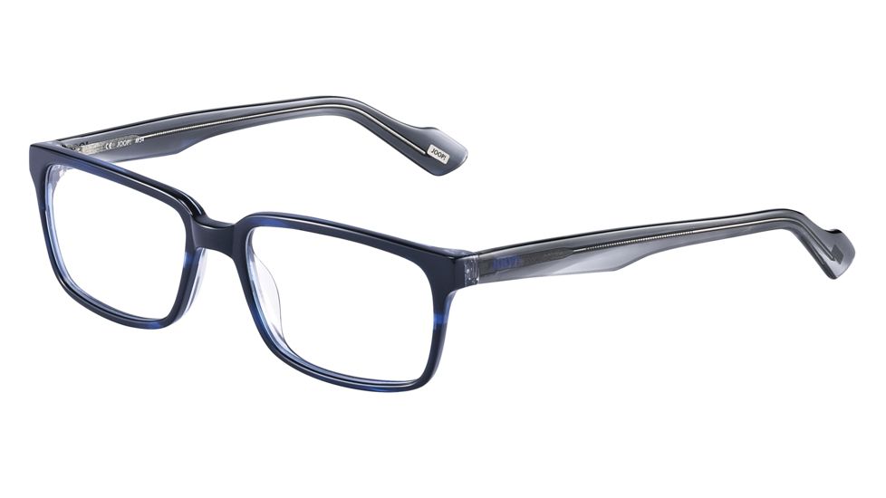 JOOP! 81081 Progressive Prescription Eyeglasses - Blue Frame and Clear Lens 81081-6653PR