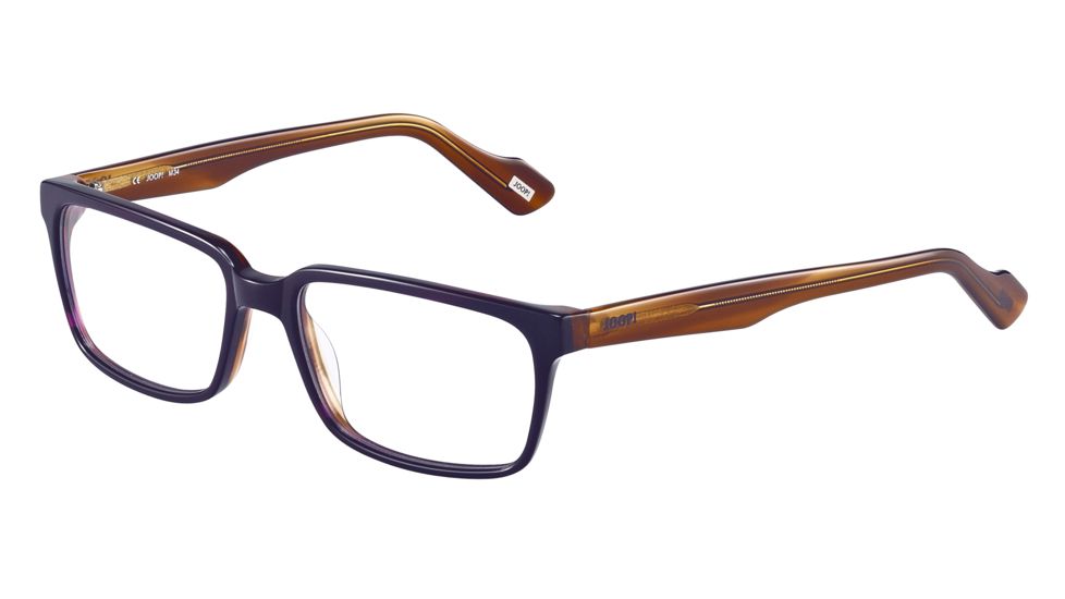 JOOP! 81081 Progressive Prescription Eyeglasses - Brown Frame and Clear Lens 81081-6654PR