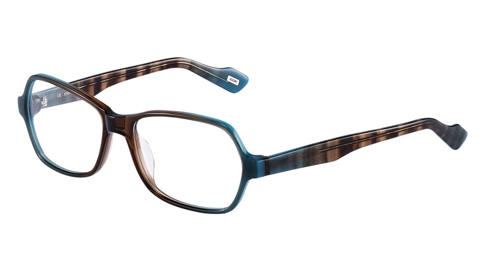 JOOP! 81082 Single Vision Prescription Eyeglasses - Teal Frame and Clear Lens 81082-6639SV