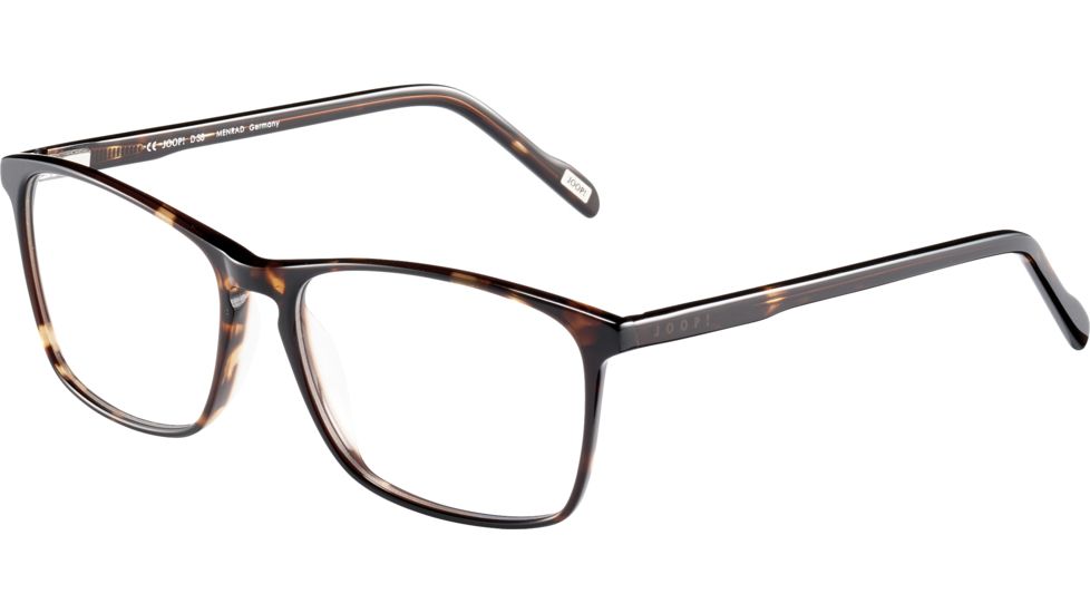 JOOP! 81156 Single Vision Prescription Eyeglasses, Brown Havana Frame, 81156-4247SV