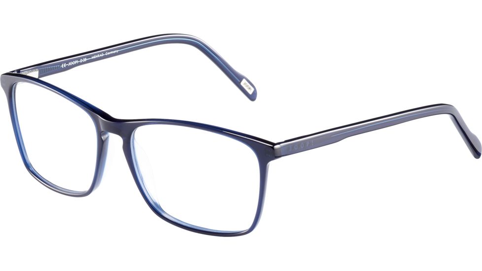 JOOP! 81156 Single Vision Prescription Eyeglasses, Dark Blue Frame, 81156-4302SV