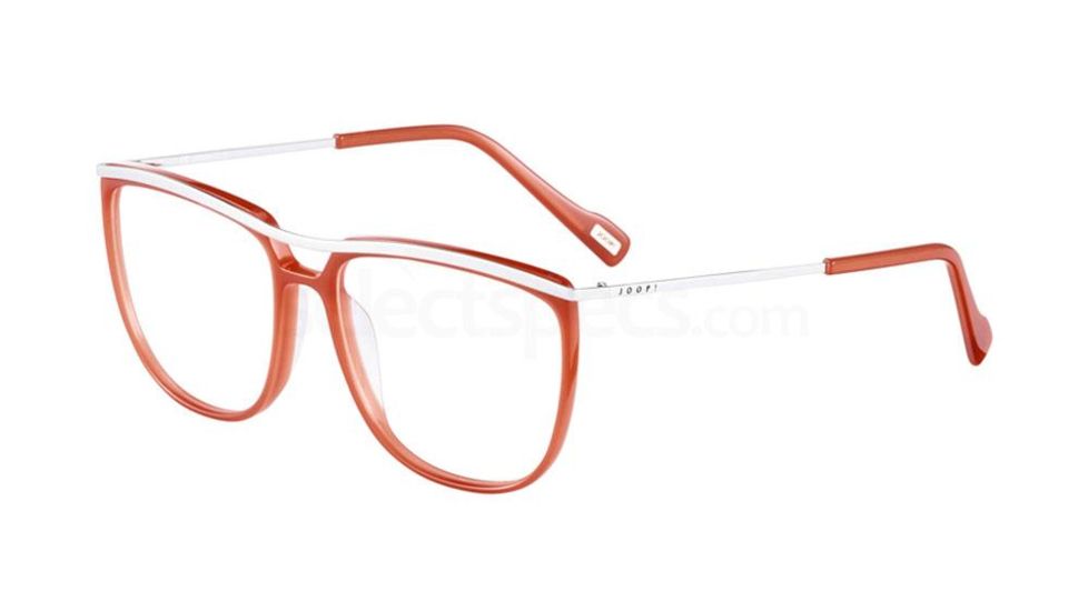 Joop! 82032 Single Vision Prescription Eyeglasses, Red Brown Frame, 82032-4450SV