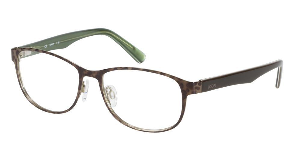 JOOP! 83152 Single Vision Prescription Eyeglasses - Brown Frame and Clear Lens 83152-821SV