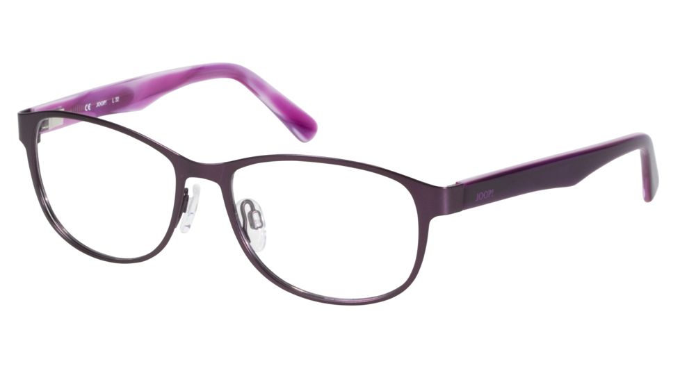 JOOP! 83152 Single Vision Prescription Eyeglasses - Violet Frame and Clear Lens 83152-754SV