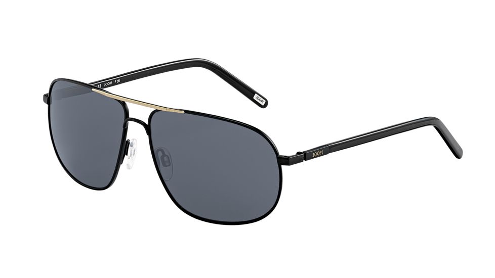 Joop! 87343 Single Vision Prescription Sunglasses, Black Frame, Grey Lens-87343-610SV