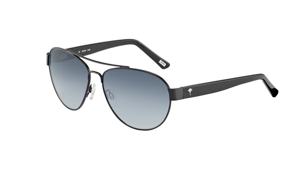 Joop! 87348 Progressive Prescription Sunglasses, Black Frame, Grey/Blue Gradient Lens-87348-610PR