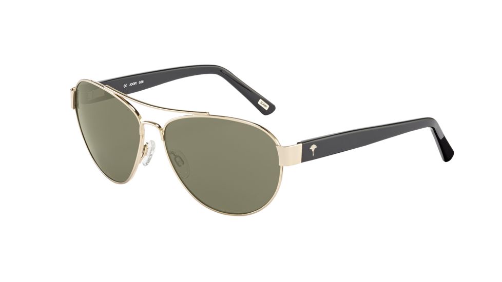 Joop! 87348 Progressive Prescription Sunglasses, Gold Frame, Grey/Green Lens-87348-600PR