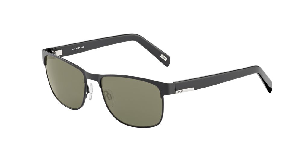Joop! 87349 Bifocal Prescription Sunglasses, Black Frame, Grey/Green Lens-87349-610BI