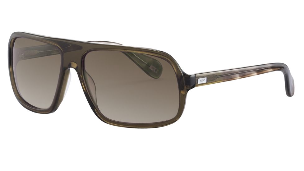 JOOP! 87144 Progressive Prescription Sunglasses - Green Frame and Brown Gradient Lens 87144-6286PR