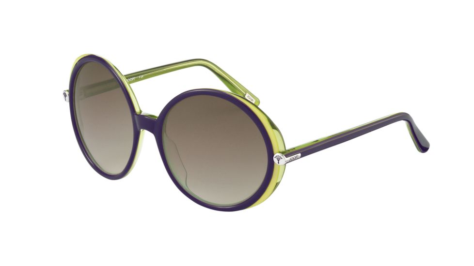 JOOP! 87159 Single Vision Prescription Sunglasses - Violet Frame and Brown Gradient Lens 87159-6537SV