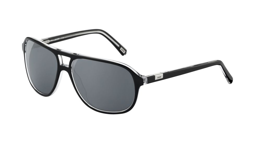 JOOP! 87165 Single Vision Prescription Sunglasses - Black Frame and Grey Blue Lens 87165-8738SV