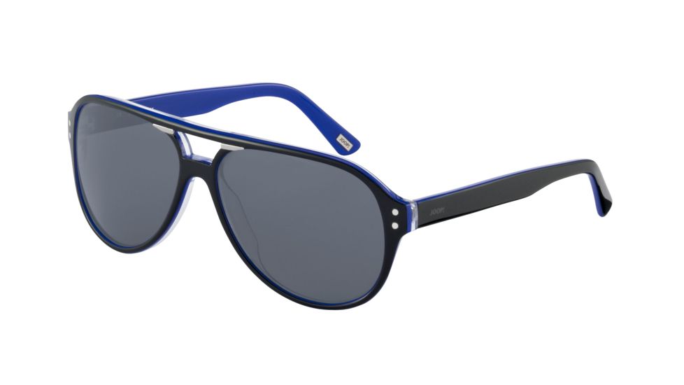 JOOP! 87167 Bifocal Prescription Sunglasses - Black Frame and Grey Lens 87167-6368BI