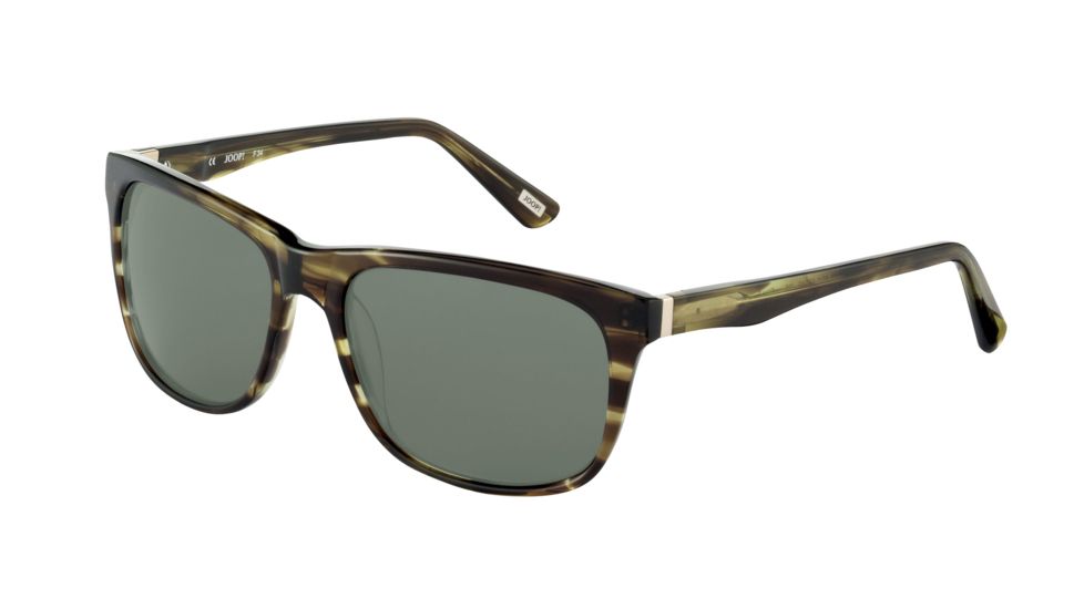JOOP! 87168 Single Vision Prescription Sunglasses - Green Frame and Grey Green Lens 87168-6543SV