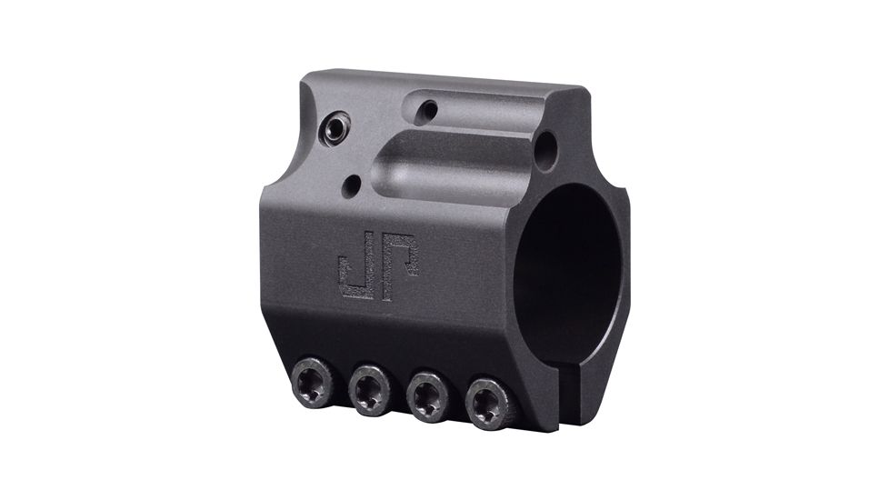 JP Enterprises .750 Adjustable Gas Block, Stainless Steel, Black, Black JPGS-5B