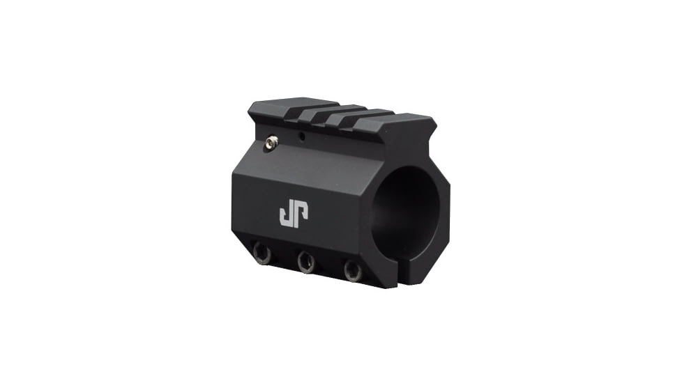 JP Enterprises .936 Adjustable Gas Block, Bull Barrel Aluminum, Black, Black JPGS-3