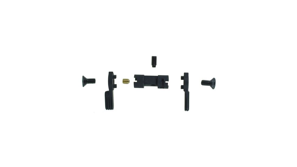 JP Enterprises Adjustable/Reversible Safety Selector Kit Including Extra Low Profile Ambi Lever, Black JPFC-SA